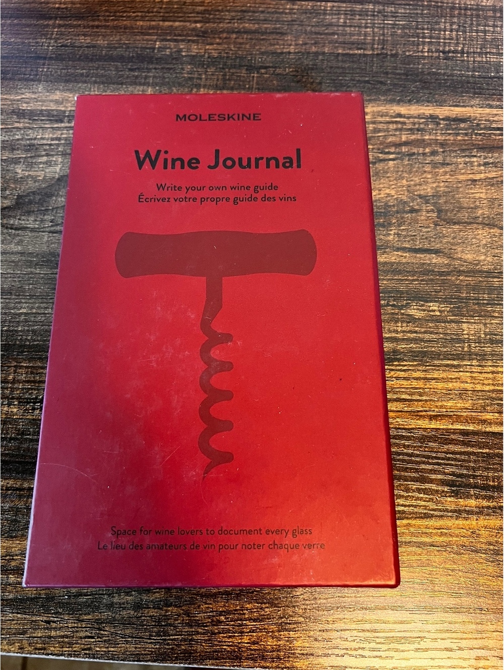 Brand new Moleskine Wine Journal Burgundy Notebook